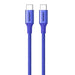 Ugreen US316 15309 USB-C / USB-C PD cable 100W 1m - blue - Cell phone cables<<<HurtelXML