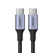Ugreen US316 90120 USB-C - USB-C PD QC FCP cable 100W 5A 480Mb/s 3m - gray - Cell phone cables<<<HurtelXML