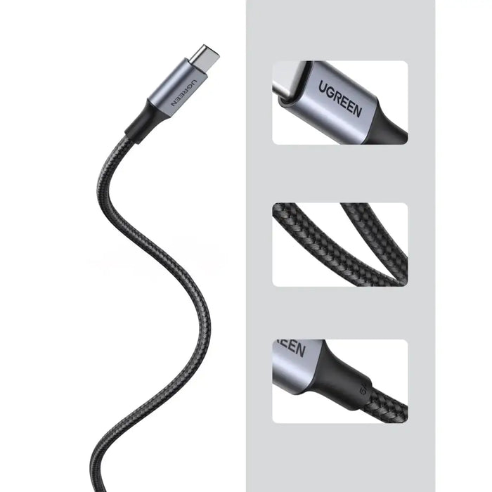 Ugreen US316 USB-C / USB-C Cable 480Mb/s 5A 0.5m - Gray - Cell phone cables<<<HurtelXML