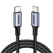 Ugreen US316 USB-C / USB-C Cable 480Mb/s 5A 0.5m - Gray - Cell phone cables<<<HurtelXML