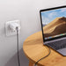 Ugreen US323 angled USB-C - USB-C PD QC cable 60W 3A 2m - black - Cell phone cables<<<HurtelXML
