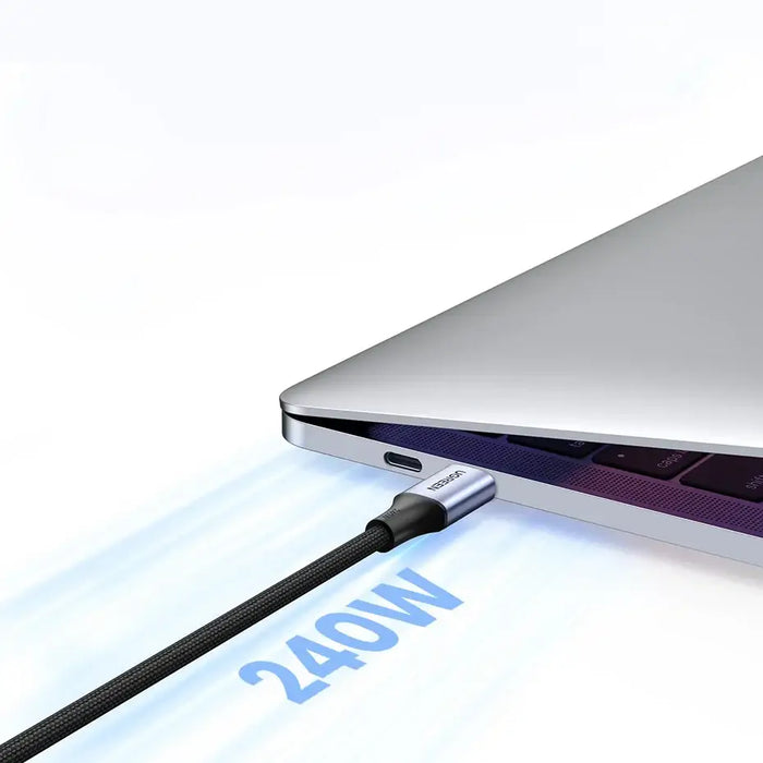 Ugreen US535 USB-C / USB-C PD cable 240W 5A 1m - gray - Cell phone cables<<<HurtelXML