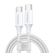 Ugreen US557 USB-C / USB-C PD cable 100W 1m - white - Cell phone cables<<<HurtelXML