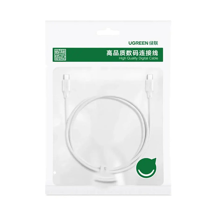 Ugreen US562 USB-C / USB-C PD cable 100W 2m - white - Cell phone cables<<<HurtelXML