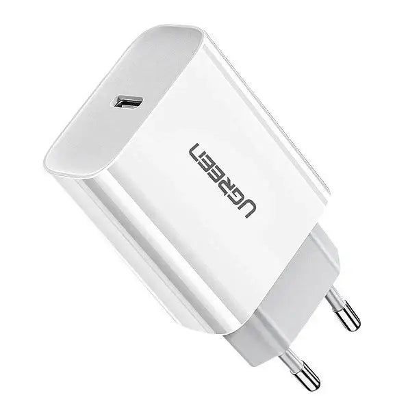 Ugreen USB charger Power Delivery 3.0 Quick Charge 4.0+ 20W 3A white (60450) - Cell phone USB charger<<<HurtelXML&&&USB