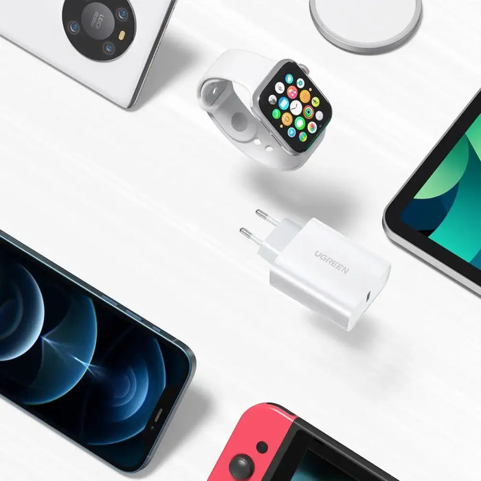 Ugreen USB charger Power Delivery 3.0 Quick Charge 4.0+ 20W 3A white (60450) - Cell phone USB charger<<<HurtelXML&&&USB