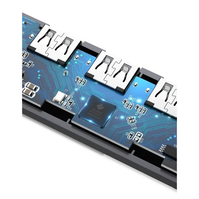 Ugreen USB HUB - 4x USB 3.2 Gen 1 with micro USB power port gray (CM219 50985) - USB hubs<<<HurtelXML