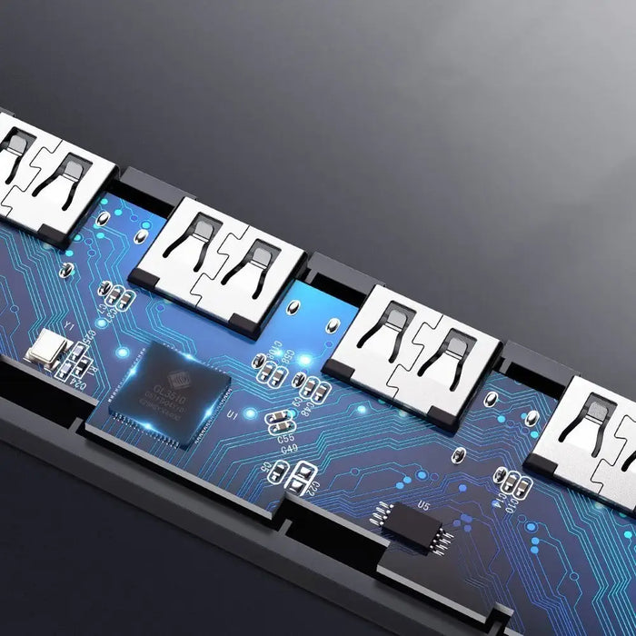 Ugreen USB HUB - 4x USB 3.2 Gen 1 with micro USB power port gray (CM219 50985) - USB hubs<<<HurtelXML