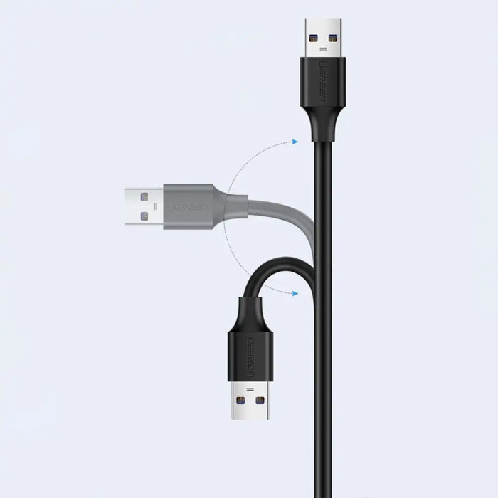 Ugreen USB (male) - USB (female) 2.0 extension cable 480Mb/s 3m black (US103) - Cell phone cables<<<HurtelXML
