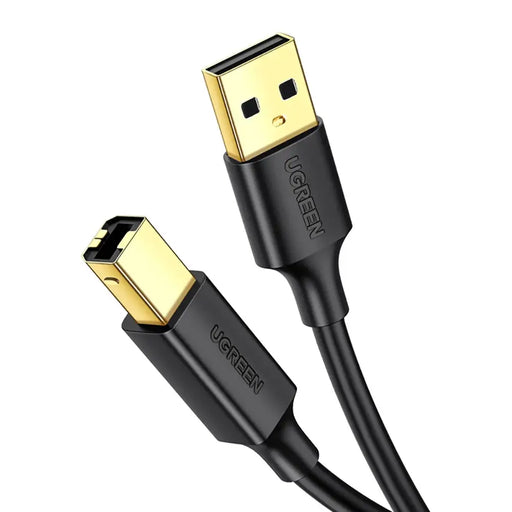 Ugreen USB Type B printer cable (male) - USB 2.0 (male) 480 Mbps 2 m black (US135 20847) - Cell phone cables<<<HurtelXML