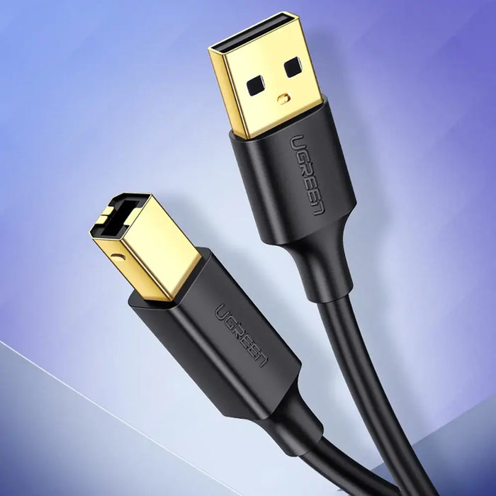 Ugreen USB Type B printer cable (male) - USB 2.0 (male) 480 Mbps 2 m black (US135 20847) - Cell phone cables<<<HurtelXML