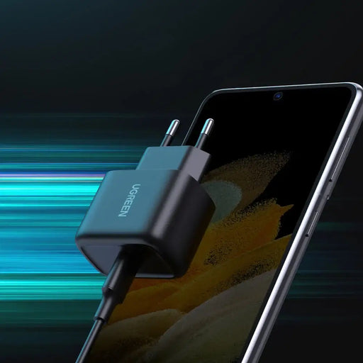 Ugreen USB Type C charger 25W Power Delivery + USB Type C cable 2m black (50581) - Cell phone USB charger<<<HurtelXML