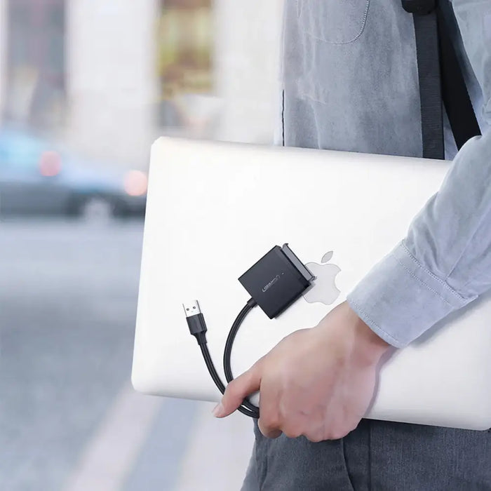 Ugreen USB3.0 adapter for 2.5’’ / 3.5’’ SATA disk black (CM257) - Disk adapters<<<HurtelXML