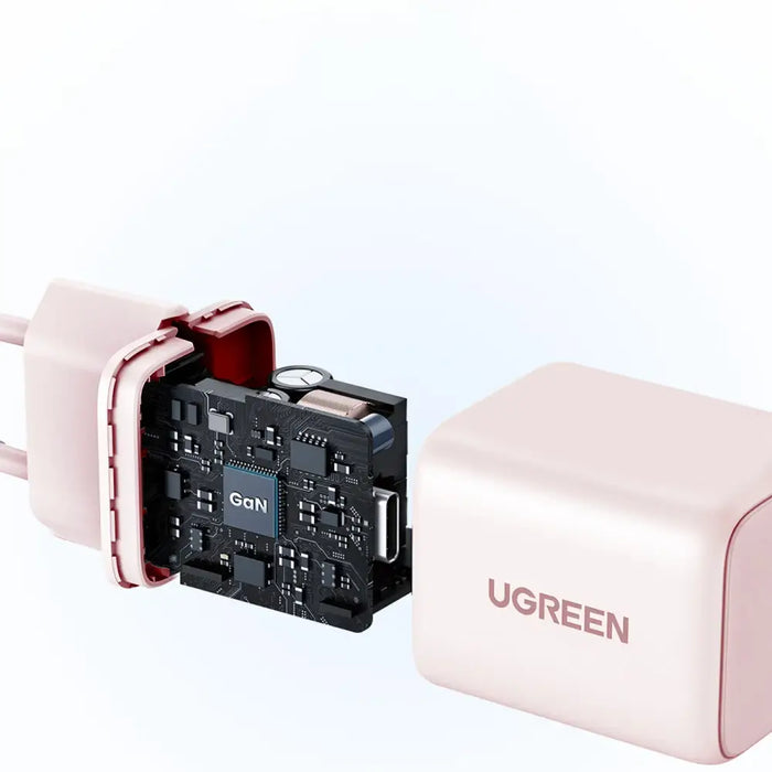 Ugreen X512 20W GaN 1x USB-C Wall Charger - Pink - Cell phone USB charger<<<HurtelXML&&&ChargersLAD-SIC<<<Power