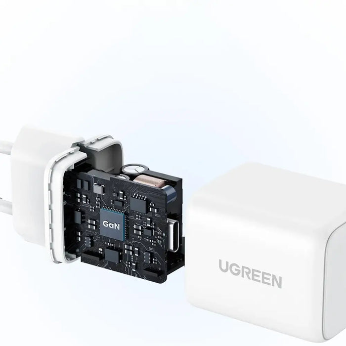 Ugreen X512 20W GaN 1x USB-C Wall Charger - White - Cell phone USB charger<<<HurtelXML&&&Зарядни устройства<<<Аксесоари
