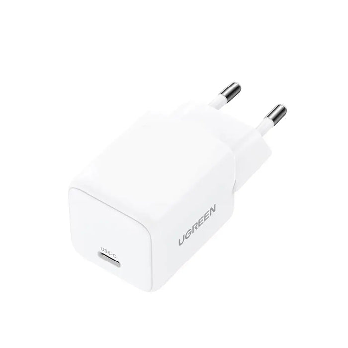Ugreen X513 30W GaN 1x USB-C Wall Charger - White - Cell phone USB charger<<<HurtelXML&&&Зарядни устройства<<<Аксесоари