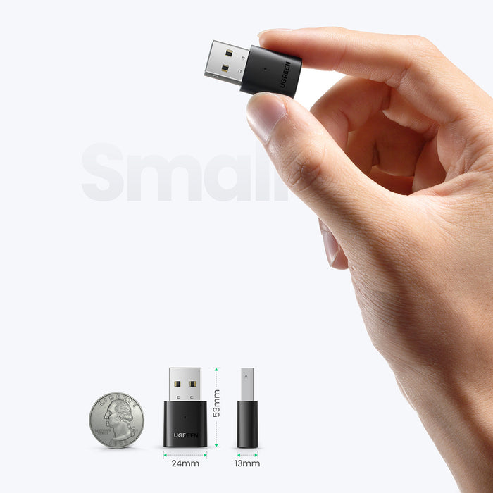 Ugreen Bluetooth 5.0 USB-A Adapter Black (CM390)