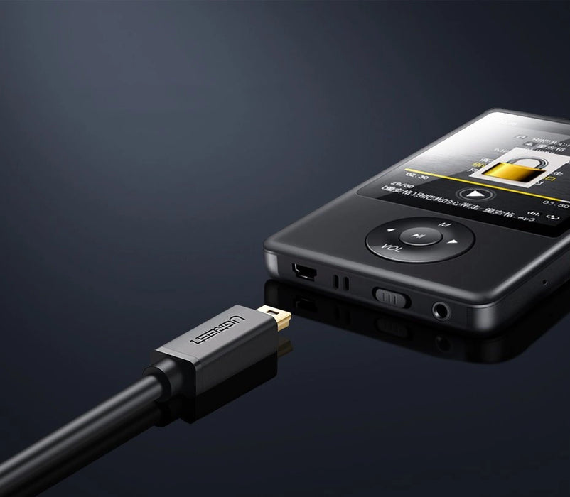 Ugreen cable USB - mini USB 480 Mbps 1 m black (US132 10355)