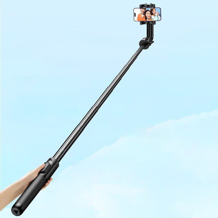 Selfie stick Ugreen LP586 telescopic tripod with Bluetooth remote control 1.5m - black