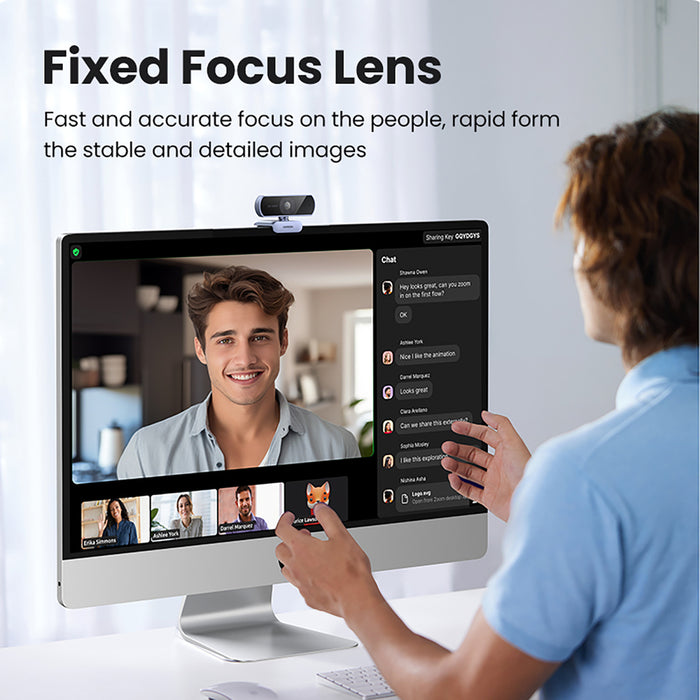 Ugreen CM678 USB HD Webcam - Gray