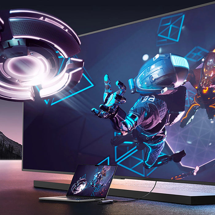 HUB Ugreen CM512 15598 6in1 USB-C - 3x USB-A 3.0 / HDMI / RJ45 / USB-C PD - gray