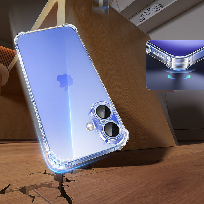 Ugreen Bright Cushion CA101 Case for iPhone 16 Plus - Clear