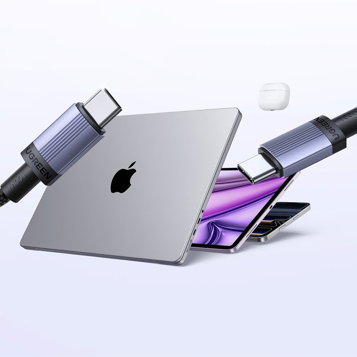 Ugreen USB-C to USB-C PD Cable 100W 5A 1m - Black