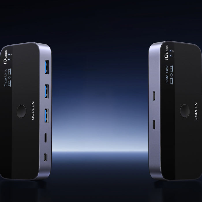 Ugreen switch USB-C USB-A 10Gb/s - gray