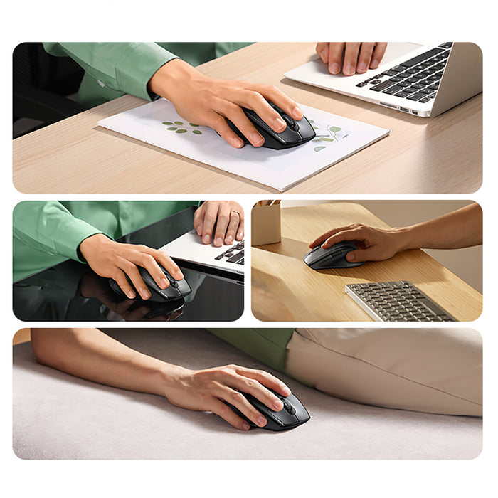 Ugreen Wireless Ergonomic Optical Mouse - Black