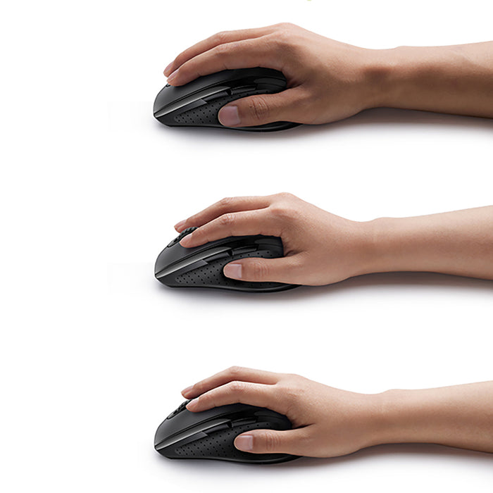 Ugreen Wireless Ergonomic Optical Mouse - Black