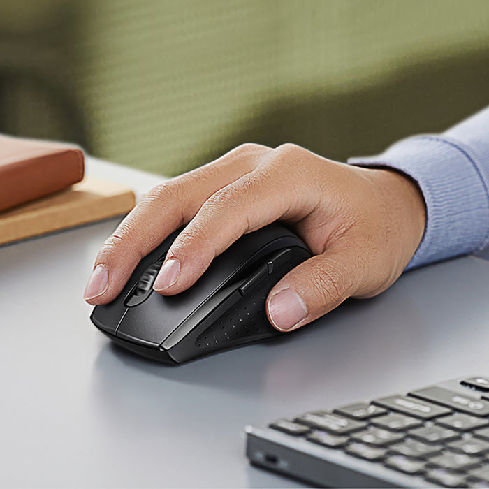 Ugreen Wireless Ergonomic Optical Mouse - Black