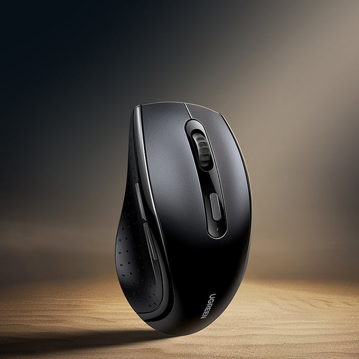 Ugreen Wireless Ergonomic Optical Mouse - Black