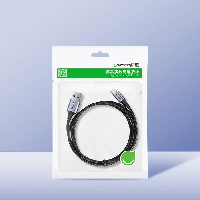 Ugreen US288 60128 USB-A / USB-C QC 3.0 3A 2m cable - gray