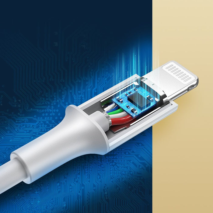Ugreen US171 Lightning - USB-C MFi PD cable 20W 480Mb/s 1m - white