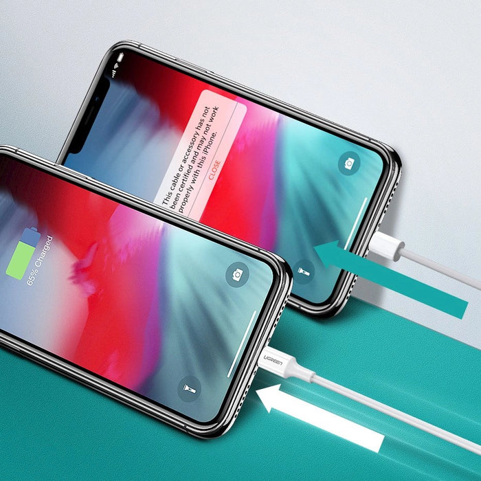 Ugreen US171 Lightning - USB-C MFi PD cable 20W 480Mb/s 1m - white