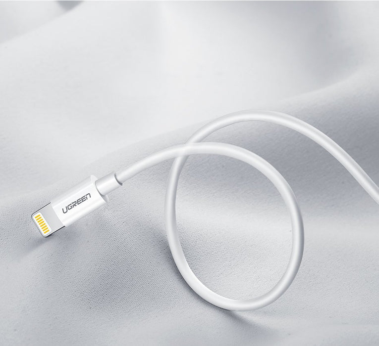 Ugreen US155 20728 USB-A / Lightning MFi 2.4A cable 1m - white