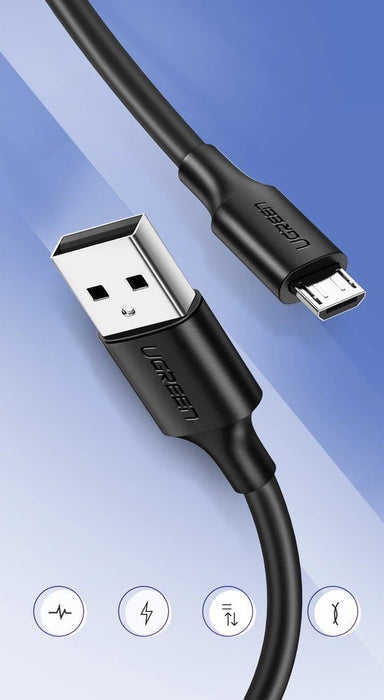 Ugreen US289 60136 micro USB / USB-A cable 1m - black