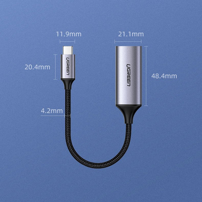 Ugreen USB Type C to HDMI 2.0 Adapter 4K @ 60 Hz Thunderbolt 3 for MacBook / PC gray (70444)