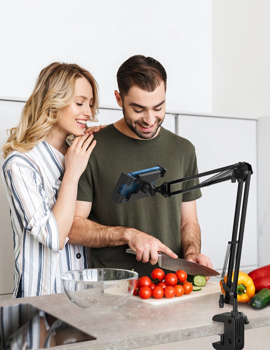 Ugreen Folding Arm Desk Table Tripod Holder for Phone Tablet Black/Grey (50394)