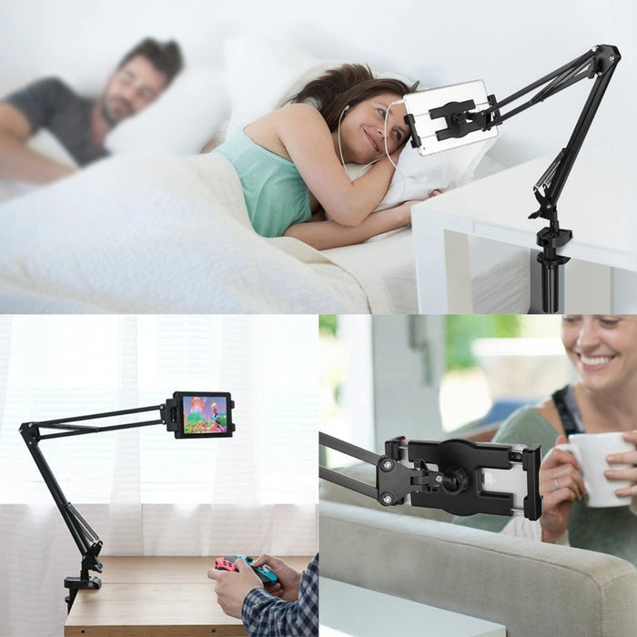 Ugreen Folding Arm Desk Table Tripod Holder for Phone Tablet Black/Grey (50394)