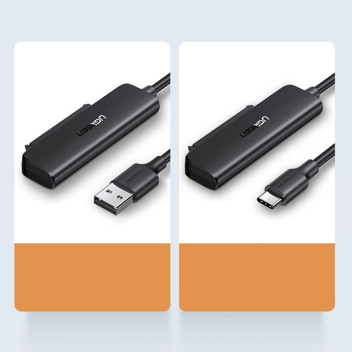 Ugreen adapter HDD SSD 2.5'' SATA III 3.0 - USB 3.2 Gen 1 (USB 5 Gbps) black (70609 CM321)