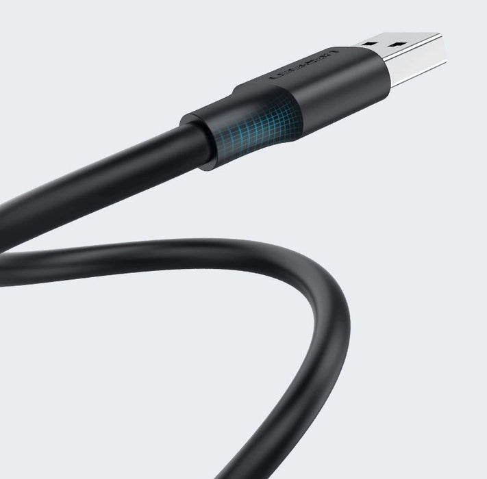 Ugreen cable USB 2.0 cable (male) - USB 2.0 (male) 2 m black (US128 10311)