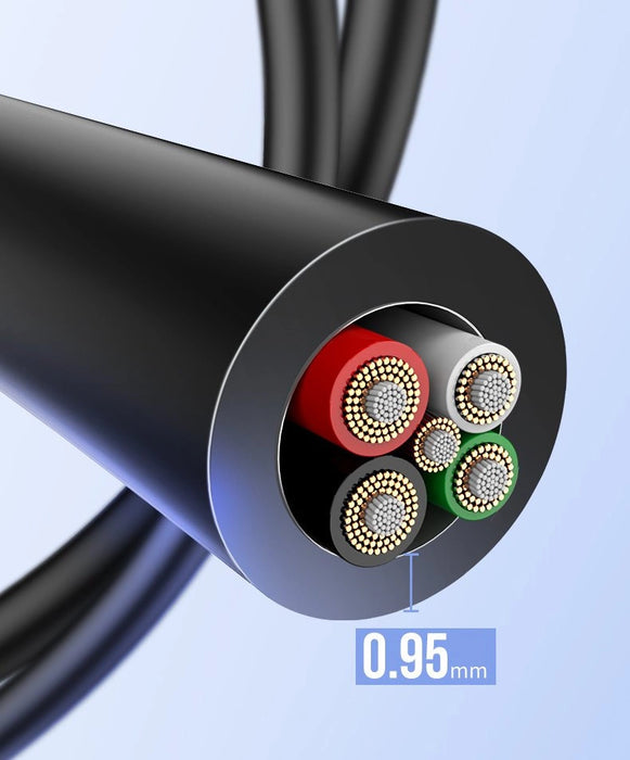 Ugreen cable USB - mini USB cable 480 Mbps 2 m black (US132 30472)