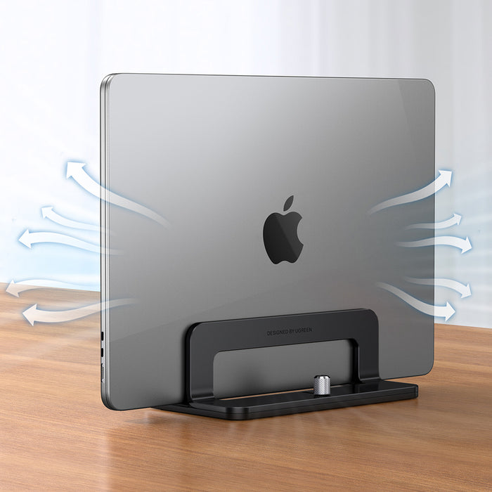 Ugreen Aluminum Vertical Stand Holder Stand for MacBook Laptop Tablet Silver (20471 LP258)