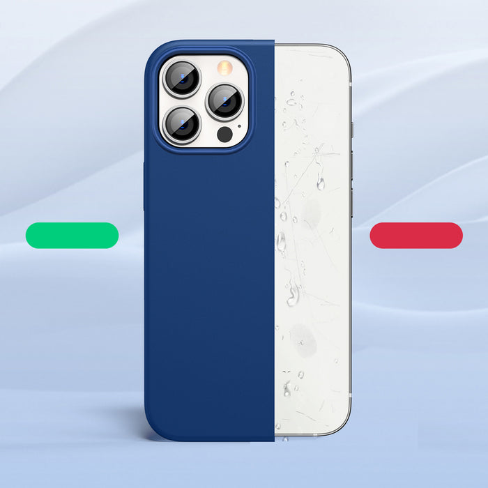 Ugreen Protective Silicone Case rubber flexible silicone case cover for iPhone 13 Pro Max blue