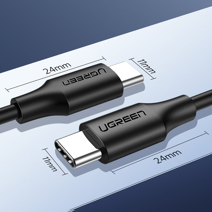 Ugreen US286 USB-C - USB-C 3A 480Mb/s cable 3m - black
