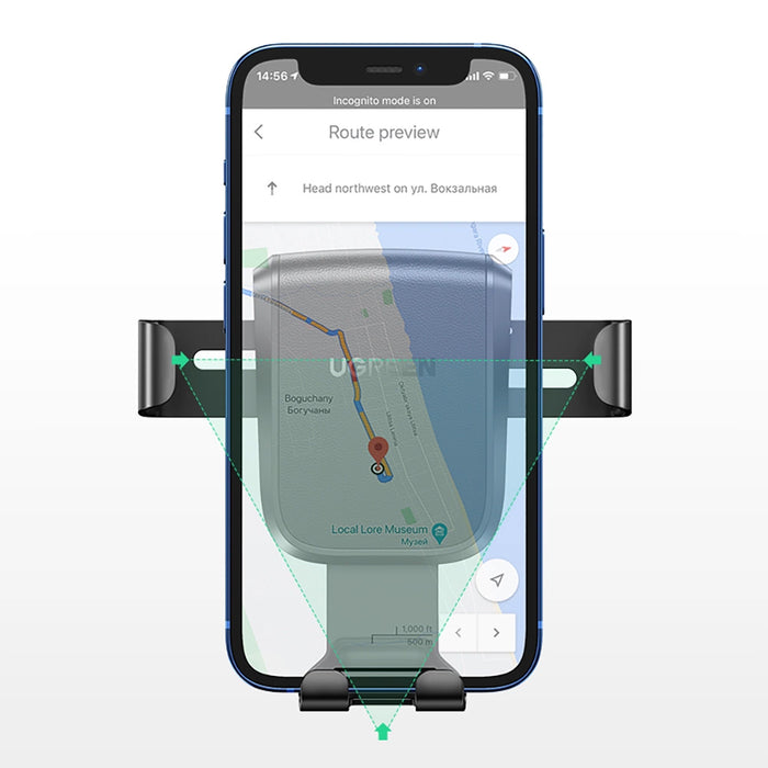 Ugreen gravity phone holder for dashboard cockpit black (LP200 60990B)
