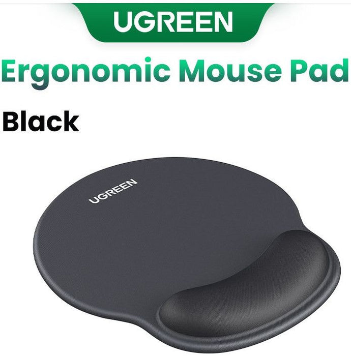 ERGONOMIC MOUSE PAD LP668 UGREEN - BLACK