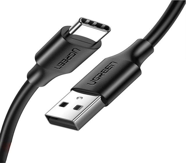 Ugreen US287 60114 USB-A / USB-C 3A cable 0.25m - black