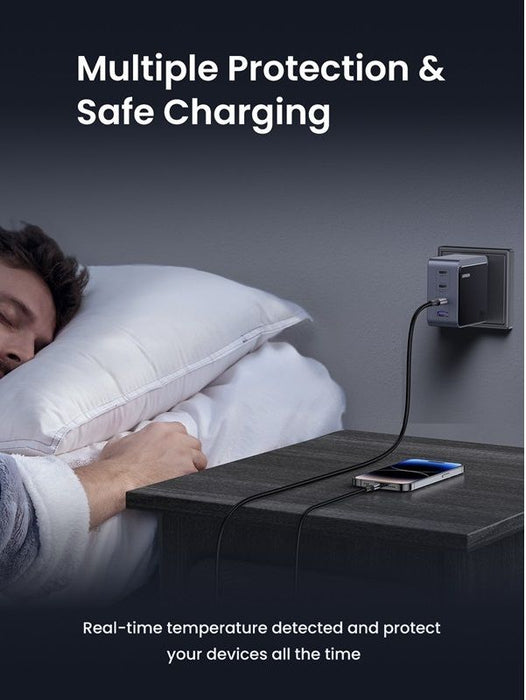 CHARGER 220V 3xUSB-C,1xUSB A,GaN,100W, X565 UGREEN